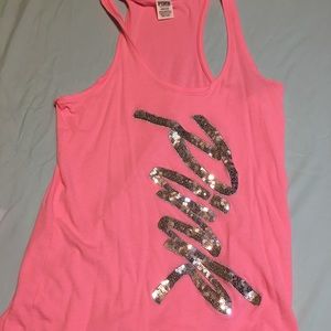 VS Pink Bling Tank Top